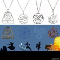 【LZ】♚◇♤  The Last Airbender Colar com Símbolo do Emblema Liga Colares Cosplay Jóias Acessório Festa de Moda Presente Bonito Novo