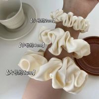 【cw】 French Laziness High-Grade Silky Satin Large, Medium and Small Large Intestine Hair Band Hair Rope Korean Hairband Rubber Band Hair Accessories ！