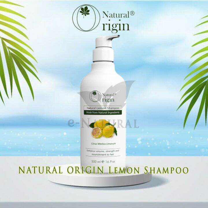 NATURAL ORIGIN Lemon Shampoo Lazada