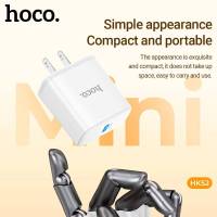 Hoco HK52  ชุดชาร์จไอโฟน ไอโฟนPD+ไอโฟนiPhone 14 13 12 11 Fast Charger Block, Type C Fast Charging Charger