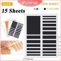 SHUIXINGZ 15 Sheets ความหนา0.7มม. ตัวปรับขนาดแหวน ล่องหนแบบล่องหน ซิลิโคนทำจากซิลิโคน แผ่นลดขนาด ของใหม่ 9ขนาด ตัวลดขนาดแหวน เครื่องประดับแหวนหลวม