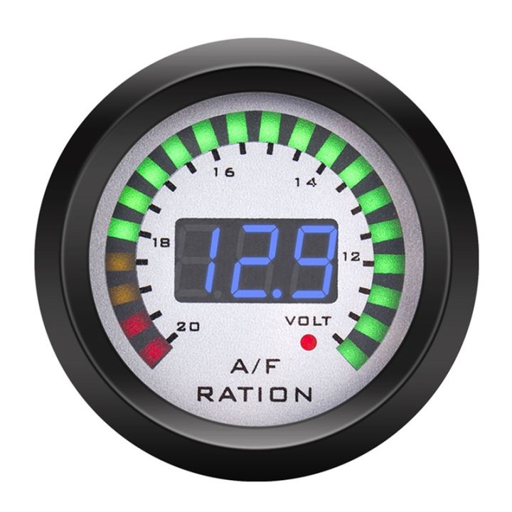 2-in-1-air-fuel-ratio-gauge-voltmeter-12v-52mm-digital-car-afr-volt-meter-indicator-voltage-gauge-with-o2-oxygen-sensor
