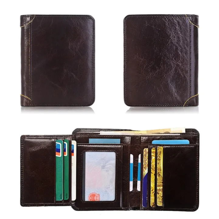 genuine-leather-men-short-trifold-wallet-multi-slots-credit-card-holders-male-clutch-wallets-vintage-leather-purse-money-bags