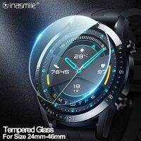 Diameter 24-46mm Tempered Glass for Samsung galaxy watch 4 for Huawei gt 2 pro Screen protector film for Garmin fenix 7 6  cover Cables