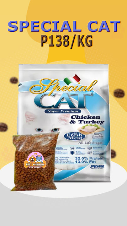 Special Cat Chicken And Turkey 1kg Repacked All Life Stage Lazada Ph 0735