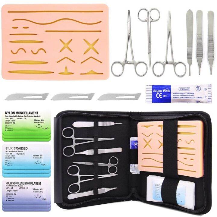 Suture Training Kit For Students, Including Silicone Suture Pads With ...