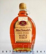 Xi rô lá phong Macdonalds Pure Maple Syrup 370M Eurochamfoodmart