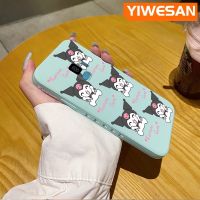 YIWESAN เคสปลอกสำหรับ Samsung S9พลัสเคสลายการ์ตูนน่ารัก,เคสดีไซน์ใหม่บางสร้างสรรค์ลาย Kuromi เคสป้องกันขอบสี่เหลี่ยมเคสนิ่มเคสปลอกซิลิโคนกันกระแทก