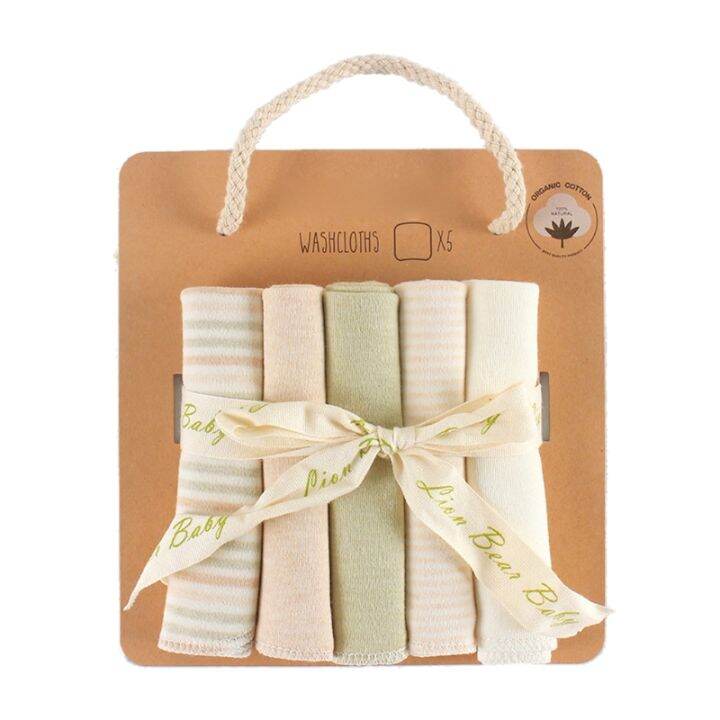 hx5d-5pcsset-baby-feeding-towel-natural-organic-cotton-baby-washcloths-saliva-towel-nursing-towel-handkerchief