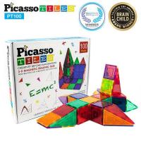 Picasso Tiles แผ่นต่อแม่เหล็ก พิคาสโซ่ไทล์ เซ็ต 100 ชิ้น ของเล่นเสริมทักษะ