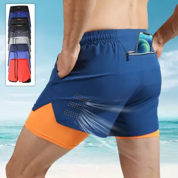 Summer Men Running Shorts Sports Fitness Short Pants Quick Dry Gym Slim  Shorts{