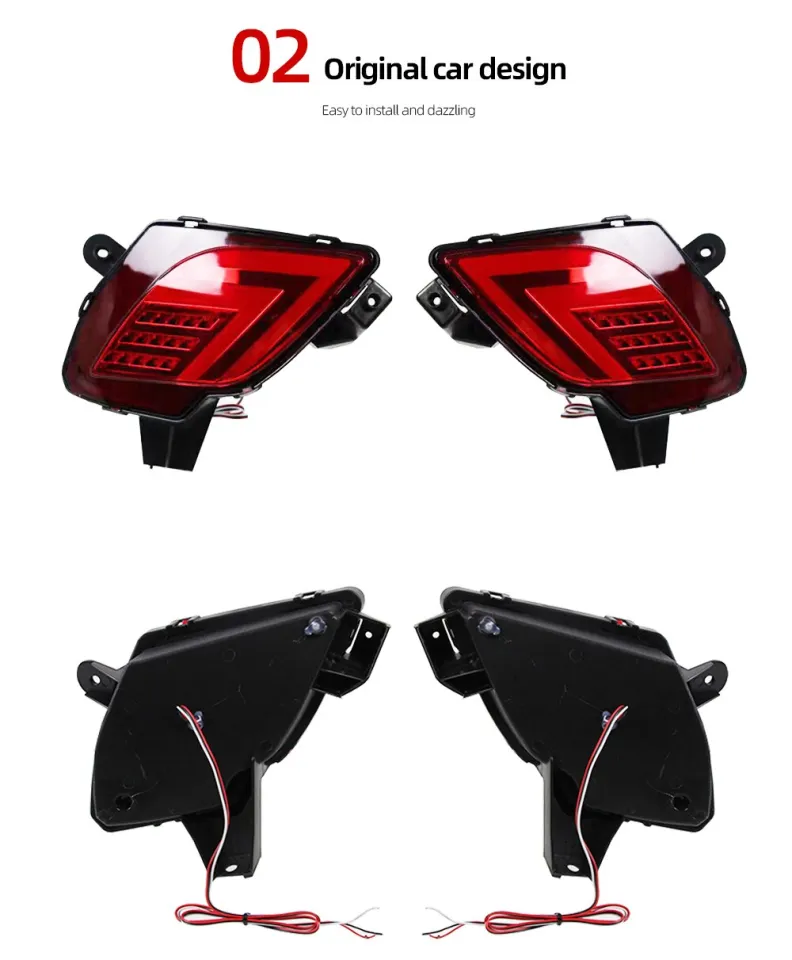 2PCS LED Reflector For Mazda CX-5 CX5 2013 2014 2015 2016 Car Tail