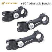 ZOOM Bicycle Handlebar MTB Stem Adjustable Carbon Handlebar 31.8*28.6*125mm MTB Power Stem-raiser Riser Riser Faucet Bike Parts