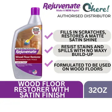 Rejuvenate Professional Satin Finish Wood Floor Restorer - 32 fl oz bottle