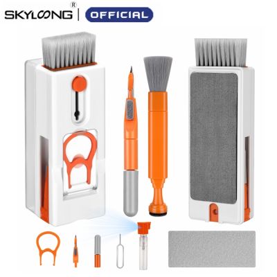 SKYLOONG Keyboard Cleaning Kits 11 In 1 Screen Cleaner Set For MacBook IPad IPhone Pro Mobile Phone Wireless Earphone With Brush