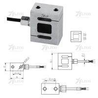 LFS-02C เซ็นเซอร์แรงดึงแรงอัดชนิดมินิ S 5/10/20/30/50 / 100 กก. การวัดความเครียดของโหลดเซลล์อุตสาหกรรม