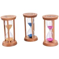 3 Mins Wooden Frame Sandglass Sand Glass Hourglass Home Kitchen Timer Clock Decor Unique Gift