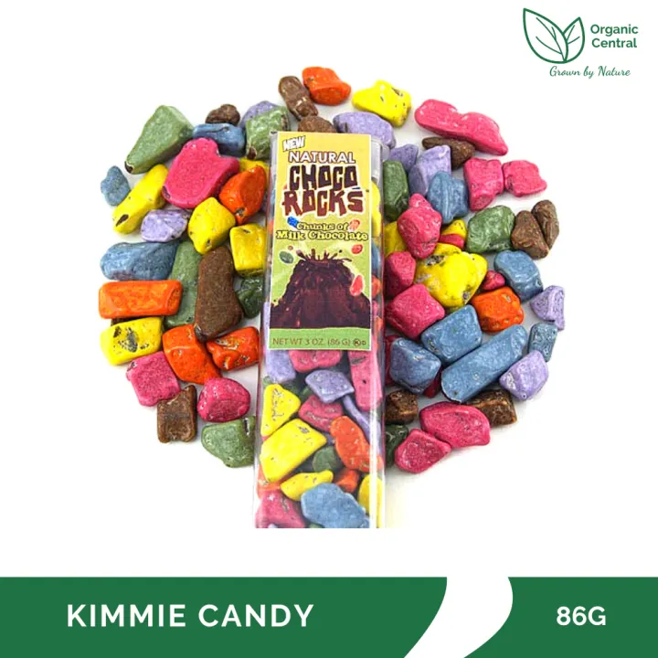 Kimmie Candy Natural Choco Rocks Gluten Free Chunks of Milk Chocolate