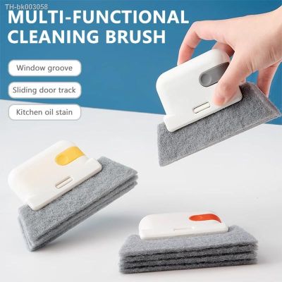 ❇✟ 2023 Creative Window Groove Cleaning Cloth Windows Slot Cleaner Brush Frame Door Groove Cleaning Brush Removable Cleaning Tool