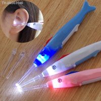 ►♨ 1Pcs Baby Ear Pick LED Light Flashing Child Kids Ear Spoon Cleaner Wax Earwax Remover Luminous Earpick Cleaning Ear Care Tools