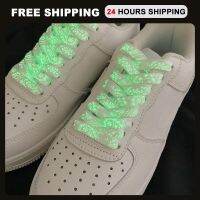 120/140/160CM Luminous Shoelaces Flat Suitable For All Shoes Fluorescent Laces For Sneakers Night Glow Shoe Lace Shoes Strings