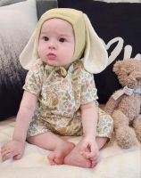 Baby &amp; Co. Rabbit collection  Newborn Shirt buttons and Pants Set บรรจุ 1 เซต