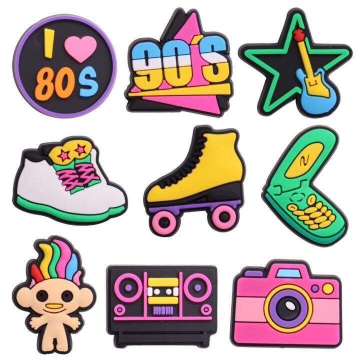 new-1pcs-camera-tape-cell-phone-shoe-charms-accessories-pvc-sandals-shoe-buckle-fit-children-backpack-croc-jibz