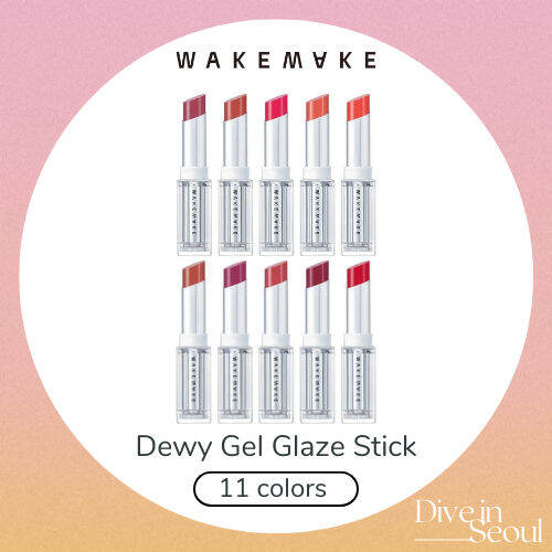 [WAKEMAKE] Dewy Gel Glaze Stick 11 สี Lazada.co.th