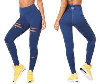 Zumba  High Waisted Slashed Long Leggings (กางเกงเลคกิ้งออกกำลังกายซุมบ้าและโยคะ)