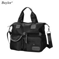 Buylor Handbags Nylon Shoulder Bag Women Waterproof Crossbody Bag Large Capacity Multifunctional Tote Travel Messenger