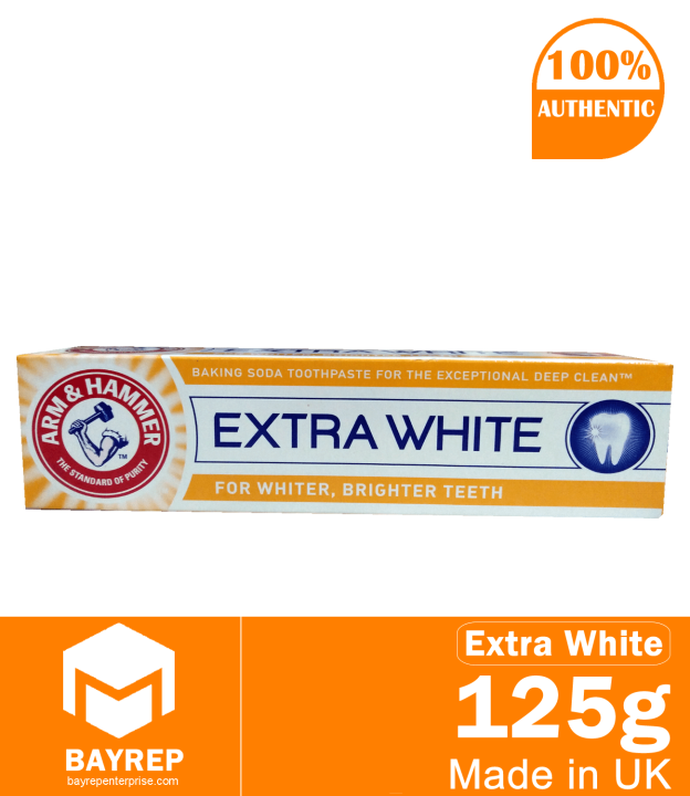 Arm & Hammer Baking Soda Toothpaste Extra White, 125g Lazada PH