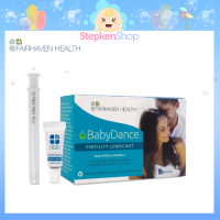 BabyDance Fertility Lubricant-Sperm-Friendly and Safe Lube for Couples Trying to Get Pregnant - No Parabens, Lubricate Without Harming Sperm or Eggs, Includes Six Single-Use Tubes and Applicators