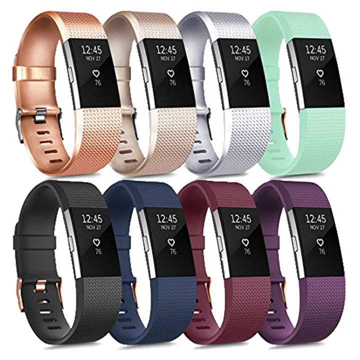 Fitbit Charge 2 Band Replacement Wristband Watch Strap Bracelet Metal  Buckle 