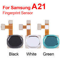 สำหรับ S Amsung G Alaxy A21 SM-A215ปุ่มหน้าแรกใหม่ลายนิ้วมือสัมผัส ID เซ็นเซอร์ F LEX เคเบิ้ลเปลี่ยนส่วนประกอบอะไหล่ซ่อม