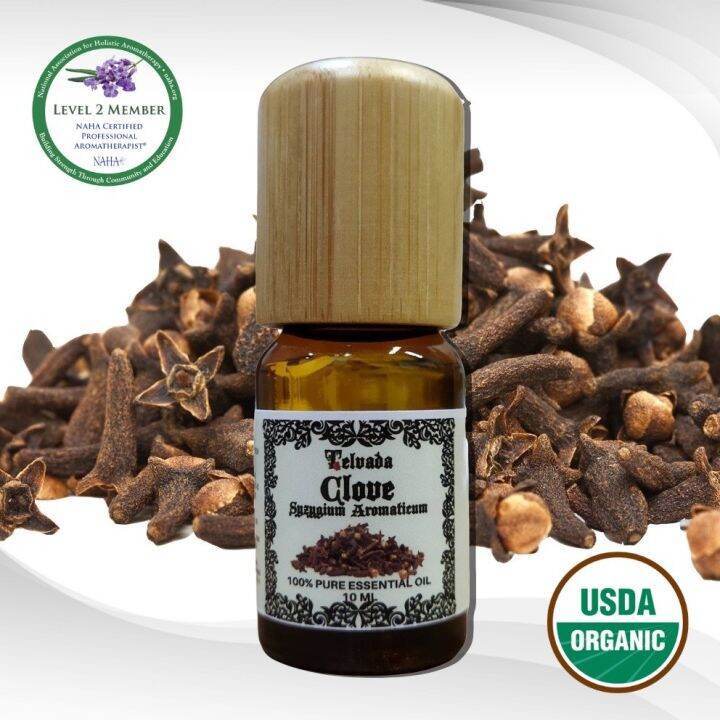 Clove USDA Organic Essential Oil クローブエッセンシャルオイルオーガニック น้ำมันหอมระเหย