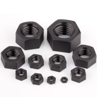 Nylon Hex Plastic Hexagon Nuts M2 M2.5 M3 M4 M5 M6 M8 M10 M12 M14 M16 M18 M20 Black Threaded Hex Nylon Nut for Bolts Screw