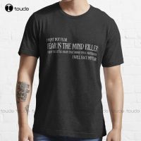 The Litany Against Fear Dune T-Shirt Custom Tshirts Fashion Creative Leisure Funny T Shirts Fashion Tshirt Summer  Xs-5Xl Unisex