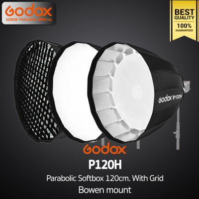 Godox Softbox P120H ( P120G , P120L , P120 ) - Parabolic Softbox 120 cm. - Bowen Mount