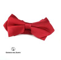 GIORGIO DEL SARTO One-Fold  Silk Bow Tie โบว์ไทผ้าไหมหนึ่งจีบ