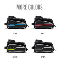 Sireck 2 Colors TPU Rainproof Big Capacity Pannier Bicycle Case Mountain Road Bike Bag Top Front Frame Tube Light Cycling Bag