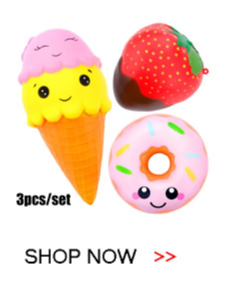 Colorful Various Fruits Squishy Toys Soft Presser Jouet Anti