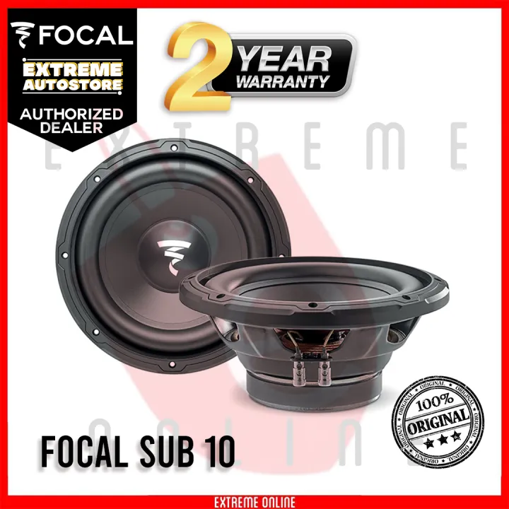 Focal Sub 10" Single Voice Coil Subwoofer Lazada