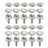 30 Pcs Snap Fastener สแตนเลสผ้าใบสกรูชุดสำหรับเต็นท์เรือ Marine เรือผ้าใบเครื่องมือรถ Canopy อุปกรณ์เสริม