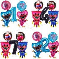 Huggy Wuggy Baby Shower Birthday Ballons Poppy Playtime Party Number Ballon Decoration Boy Grl Game Balloons Cartoon Foil Ballon