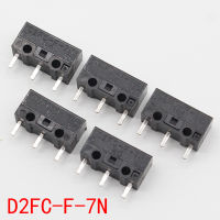 สวิตช์ไมโครเมาส์แท้5ชิ้น/ล็อต D2fc-f-7n ปุ่มเมาส์ Fretting D2fc-e-7n D2fc