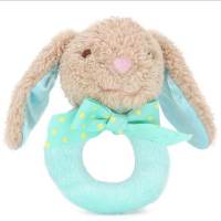 Cute Bunny Baby Toys Newborn Rattle Mobile Educational Toys For Boys Girls Soft Plush Toy with Musical Infant Toddler Bed Toys