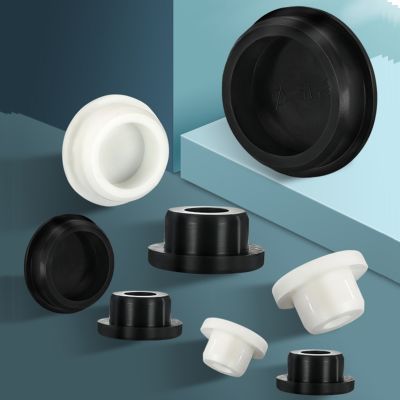 White Rubber plug Silicone Washer Eyelet Plugs Dust Stopper Hide From View Joint PVC Ring Tube Cap Protective Sleeve Cover Hole