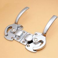 Zinc Alloy Oven Door Lock Electric Cabinet Sealing Handle Heavy Duty Industrial Mechanical Flat Pressure Hardware