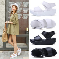 SKYE Sandal รองเท้าแตะ รัดส้น แบบแปะ ผู้หญิง รองเท้าแตะ รัดส้น หนังแท้ รองเท้าแตะ แฟชั่น