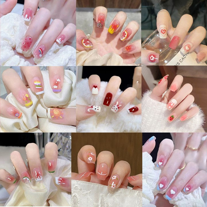 Top 9 mẫu nail Tết đơn giản cực xinh
